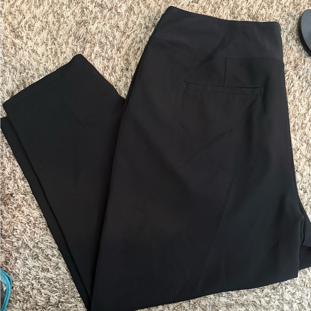 Athleta Black Wide Leg Pants